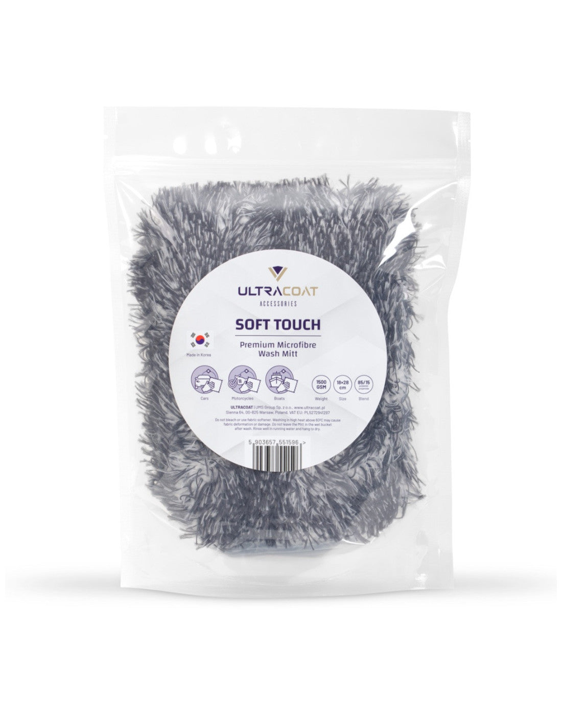 Soft Touch - Premium Microfibre Wash Mitt 1500 GSM