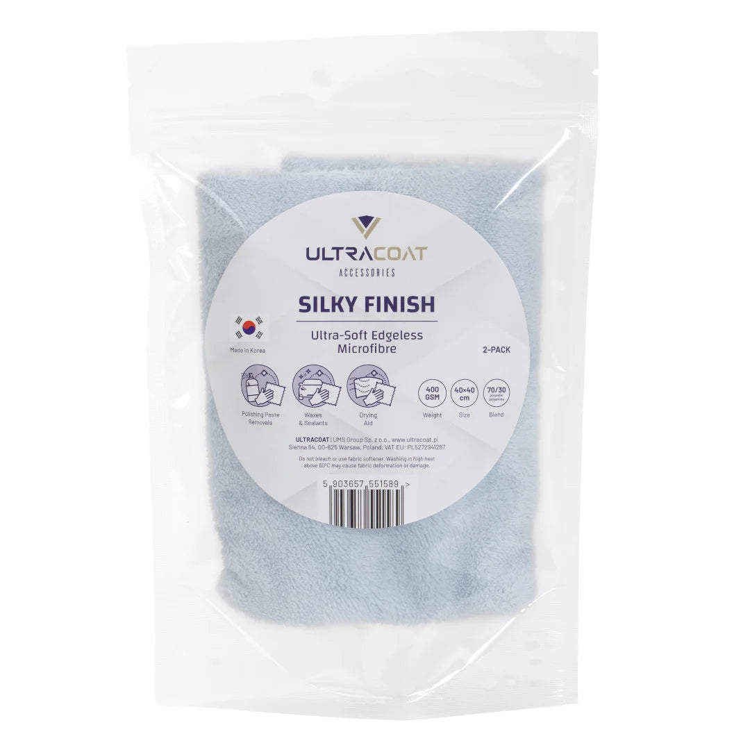 Ultracoat Silky Finish – 400 GSM Microfibre Cloth 2-pack